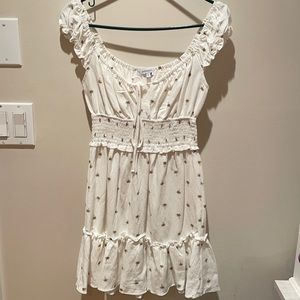 Palm tree mini dress